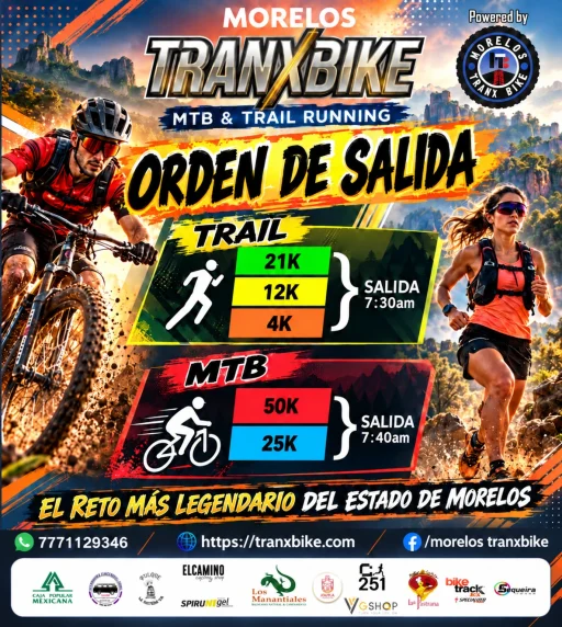 Cartel TRANXBIKE_ Aventura MTB y Trail