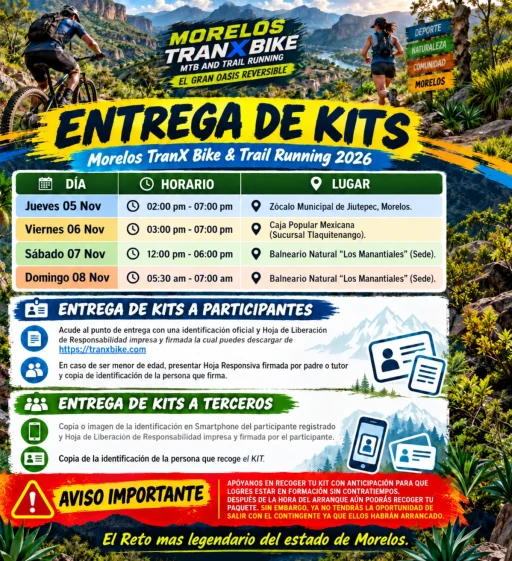 Entrega de Kits en Morelos TranXBike